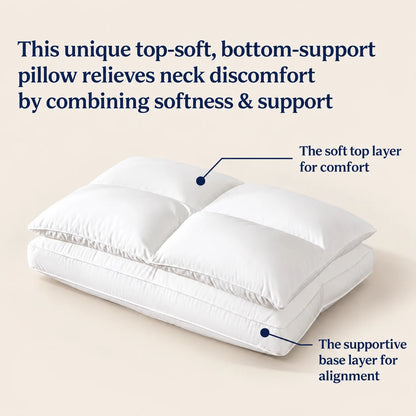 The Dual Pillow - Osteopath-Approved Neck Support