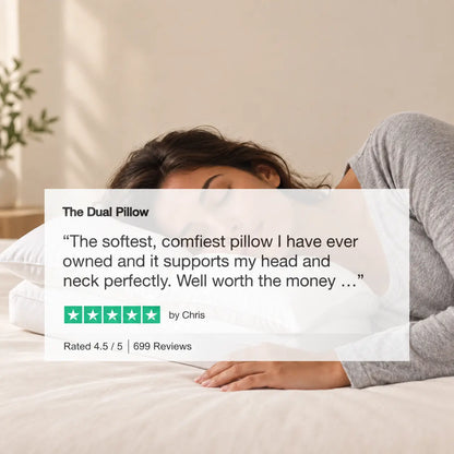 The Dual Pillow - Osteopath-Approved Neck Support